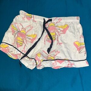 KATIE KIME Colorful Bee Print PJ Shorts Size Small Pajamas Pajama Shorts
